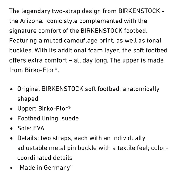 Birkenstock Birko-Flor Desert Soil Camo Green Size 38 NWOT - Picture 7 of 13